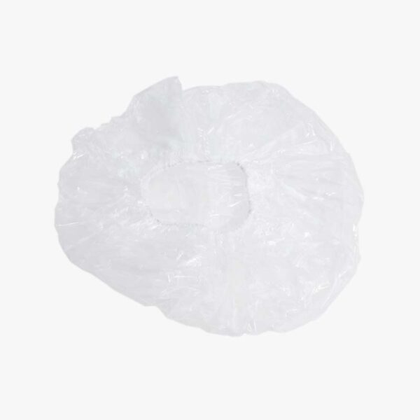 CC028 - Bouffant Style Equipment Cover Clear (45cm)
